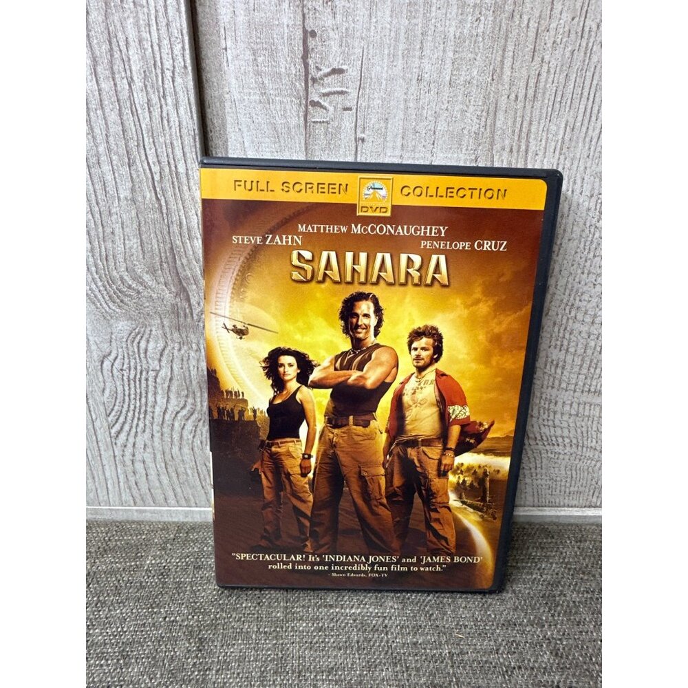 Sahara DVD Full Screen Collection Adventure Movie